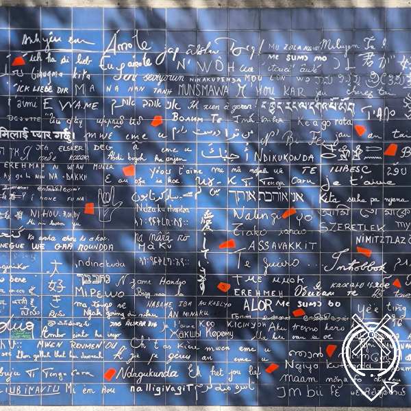 Mur des je t'aime à Montmartre