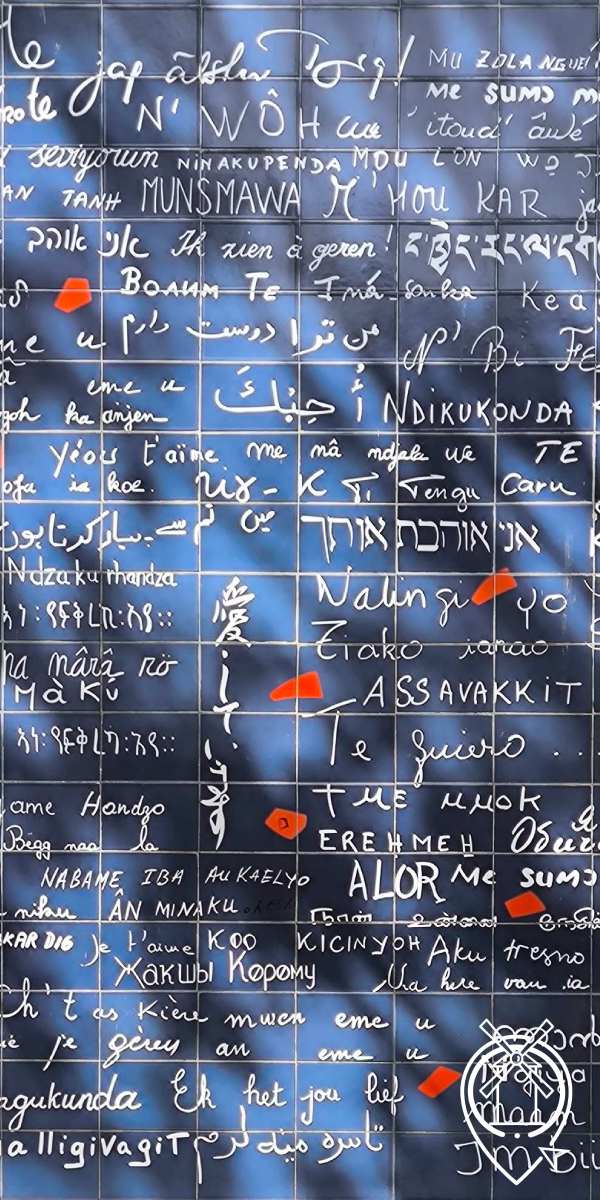 Mur des je t'aime à Montmartre